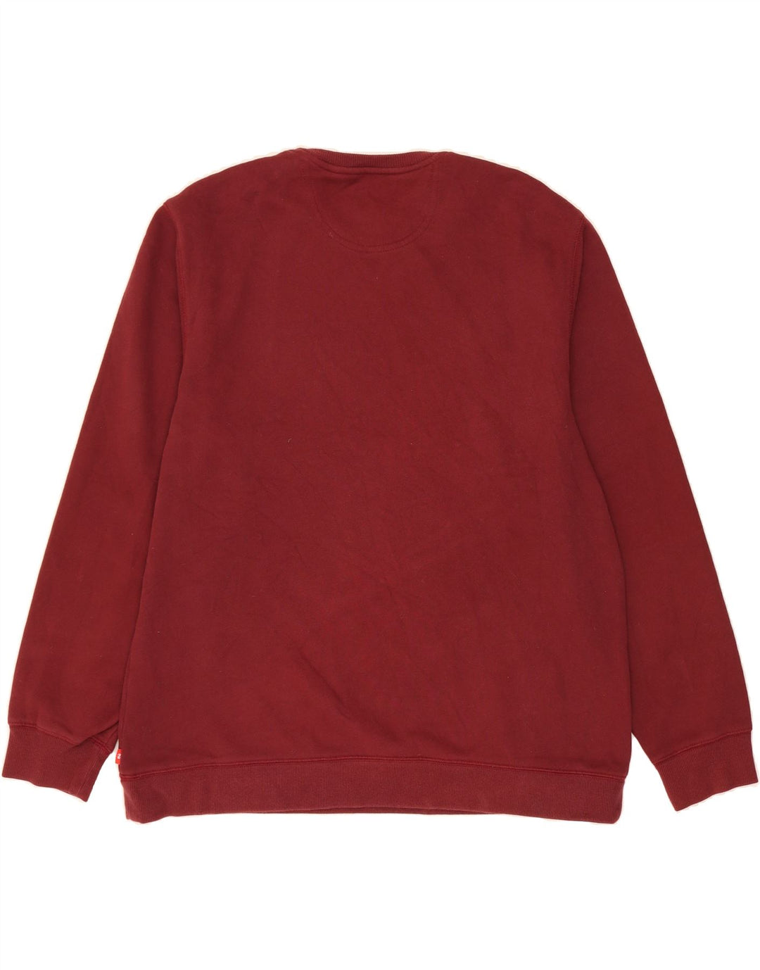 IZOD Mens Sweatshirt Jumper XL Burgundy Cotton Vintage Izod and Second-Hand Izod from Messina Hembry 