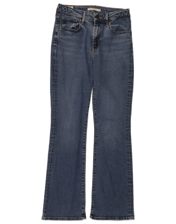 LEVI'S Damen 725 Bootcut-Jeans mit hohem Bund, W27, L30, blaues Lyocell