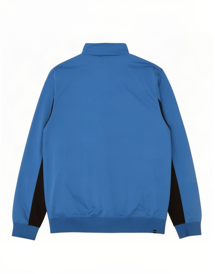 Puma Herren-Trainingsanzug-Top-Jacke XL, Blau, Farbblock