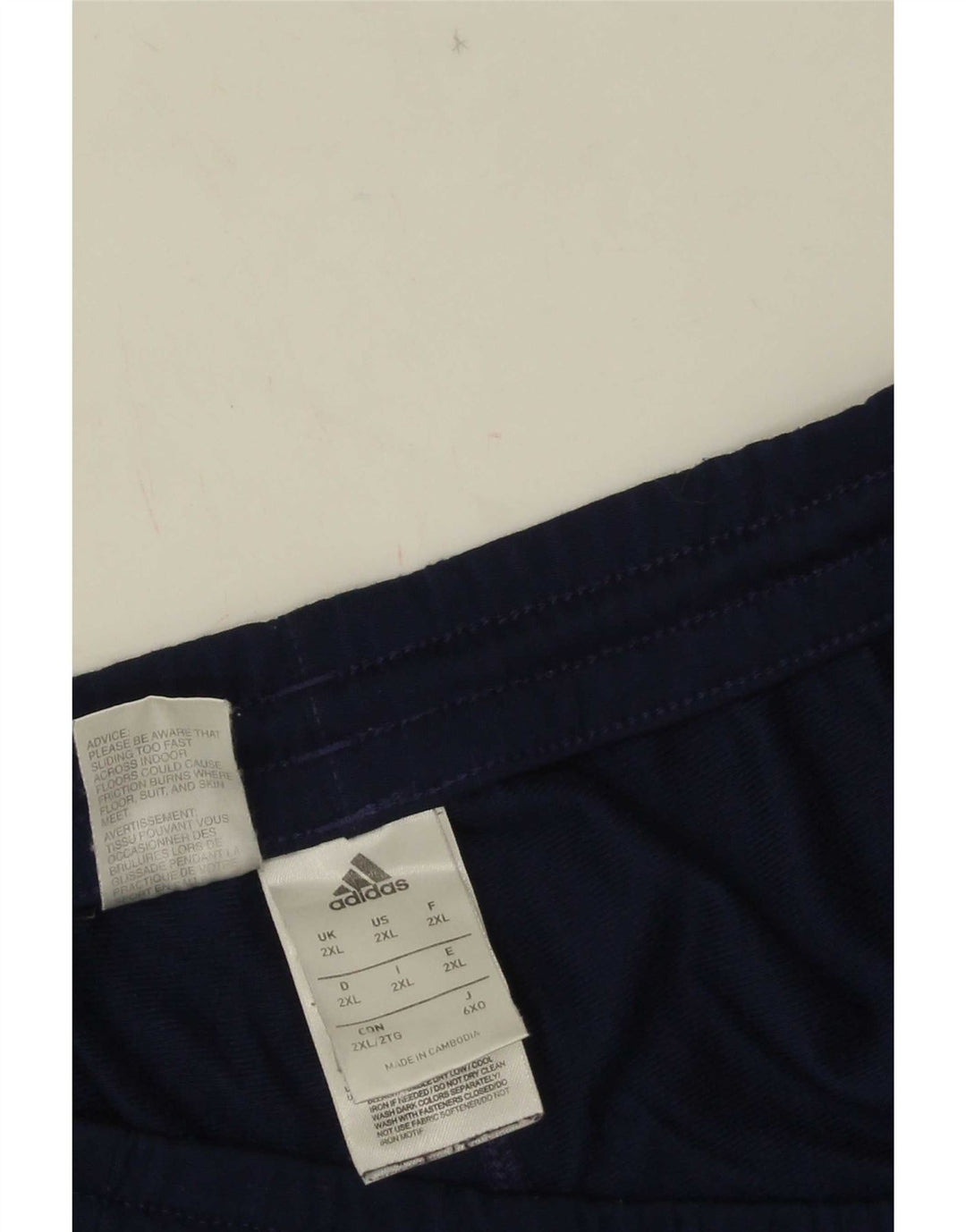 Adidas Herren Trainingshose Jogger 2XL Marineblau Polyester
