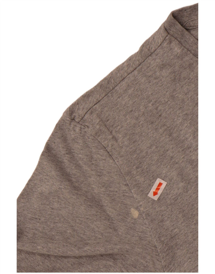 Adidas Herren T-Shirt Top XL Grau gefleckte Baumwolle