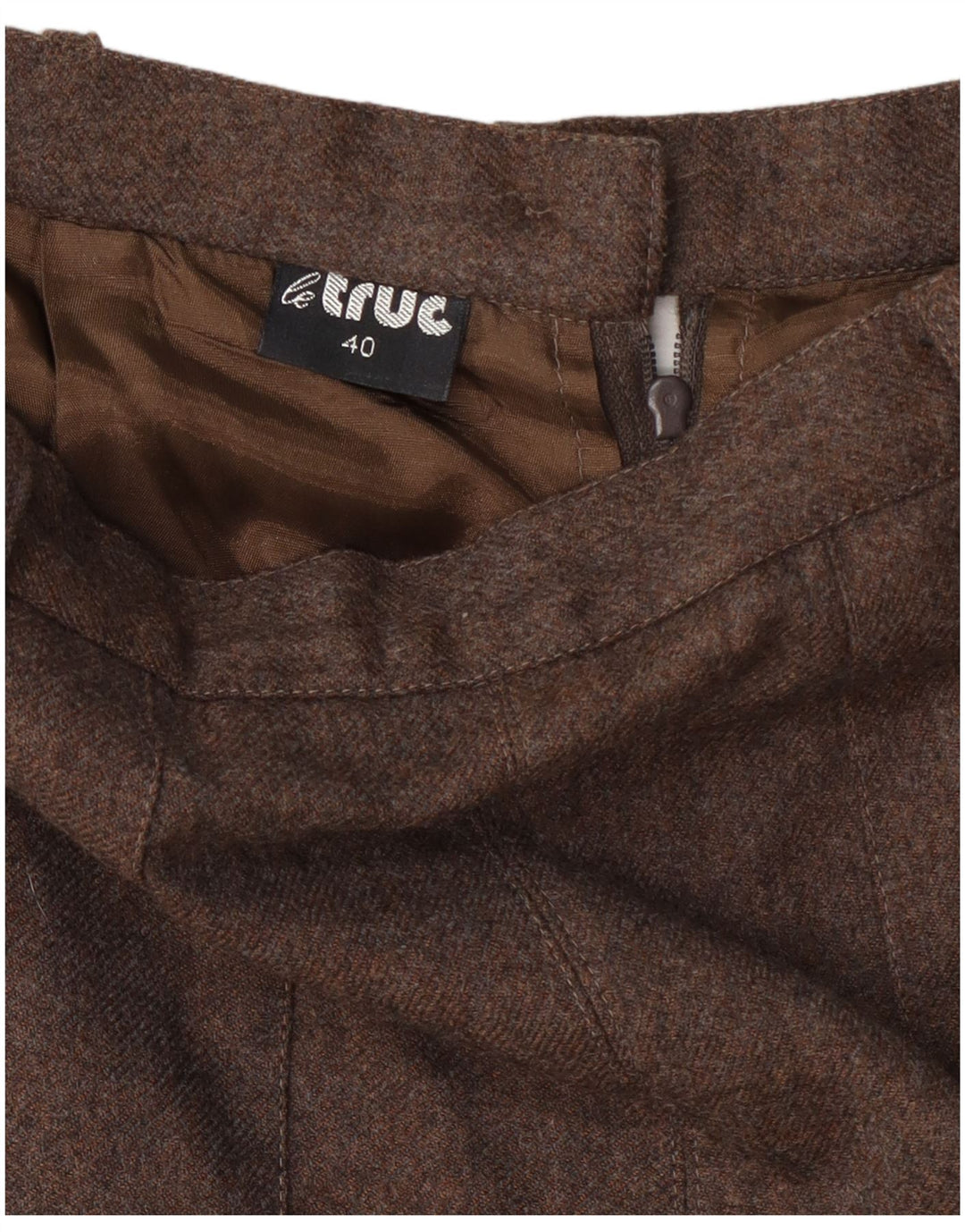 LE TRUC Damen Cullotes-Shorts mit hoher Taille, EU 40, Mittel W27, Braun