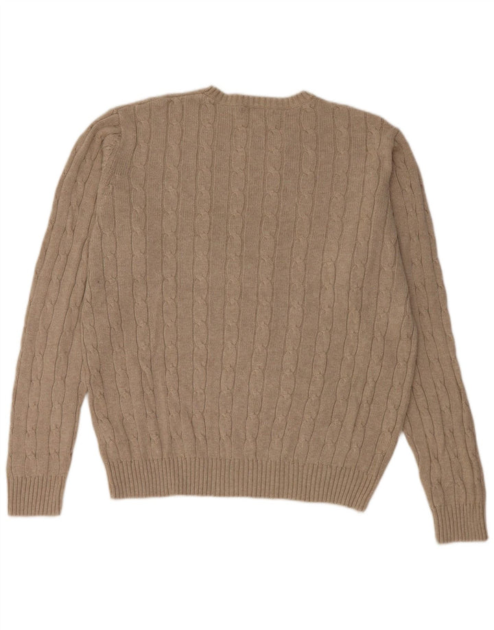 Marks & Spencer Herren-Pullover „Harbor“ mit Rundhalsausschnitt, Blau, Größe L, Grau