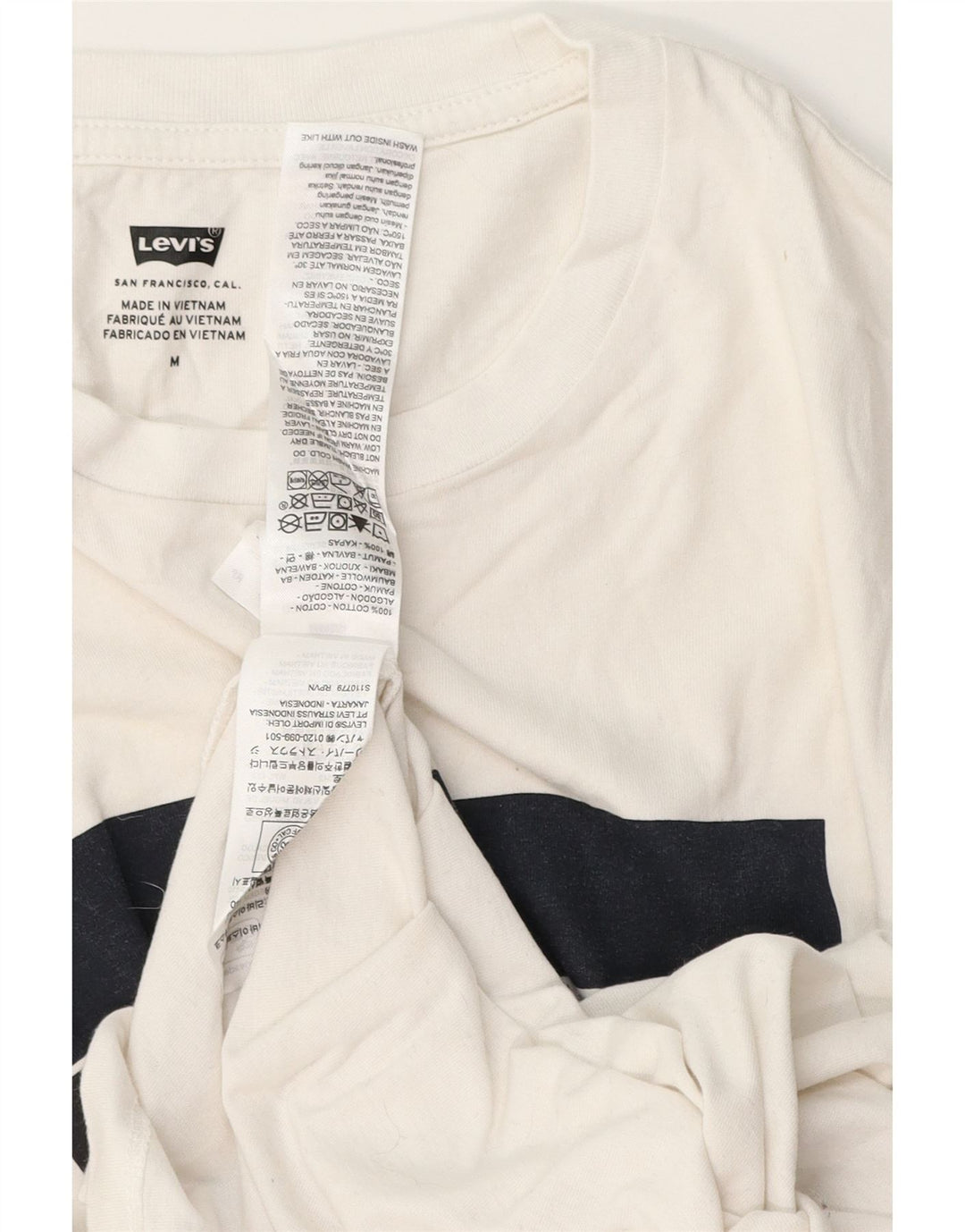 Levi's Herren-T-Shirt mit Grafik, mittelweiße Baumwolle