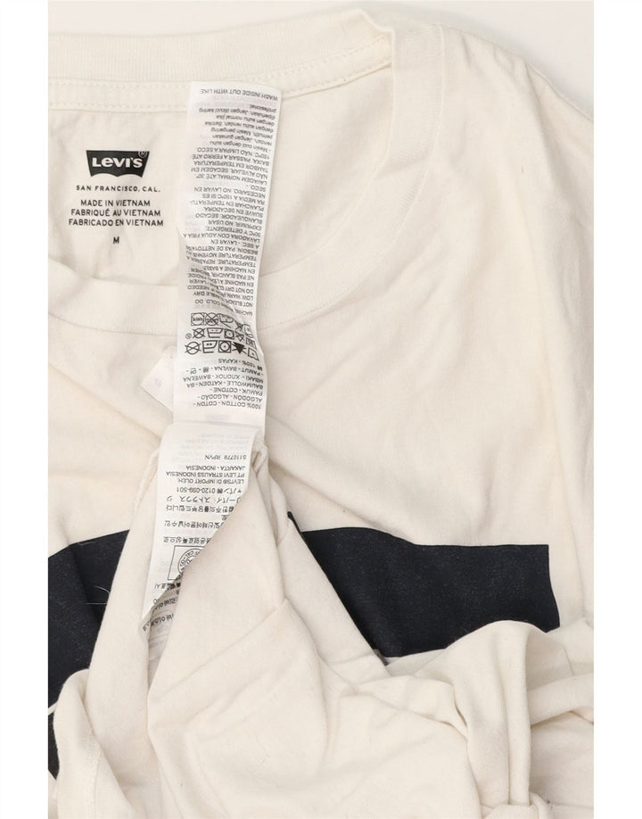 Levi's Herren-T-Shirt mit Grafik, mittelweiße Baumwolle