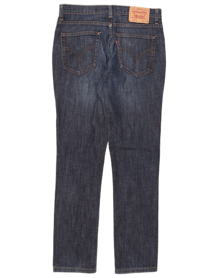 Levi's Herren Slim Jeans W33 L30 Marineblau