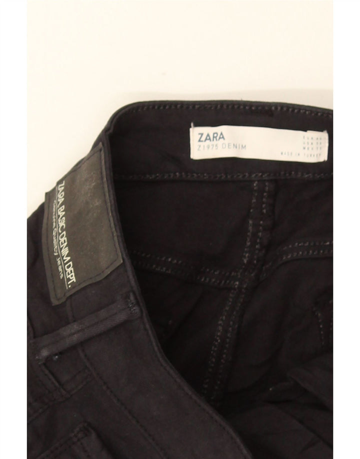 ZARA Damen Skinny Jeans EU 40 Medium W30 L27 Schwarz