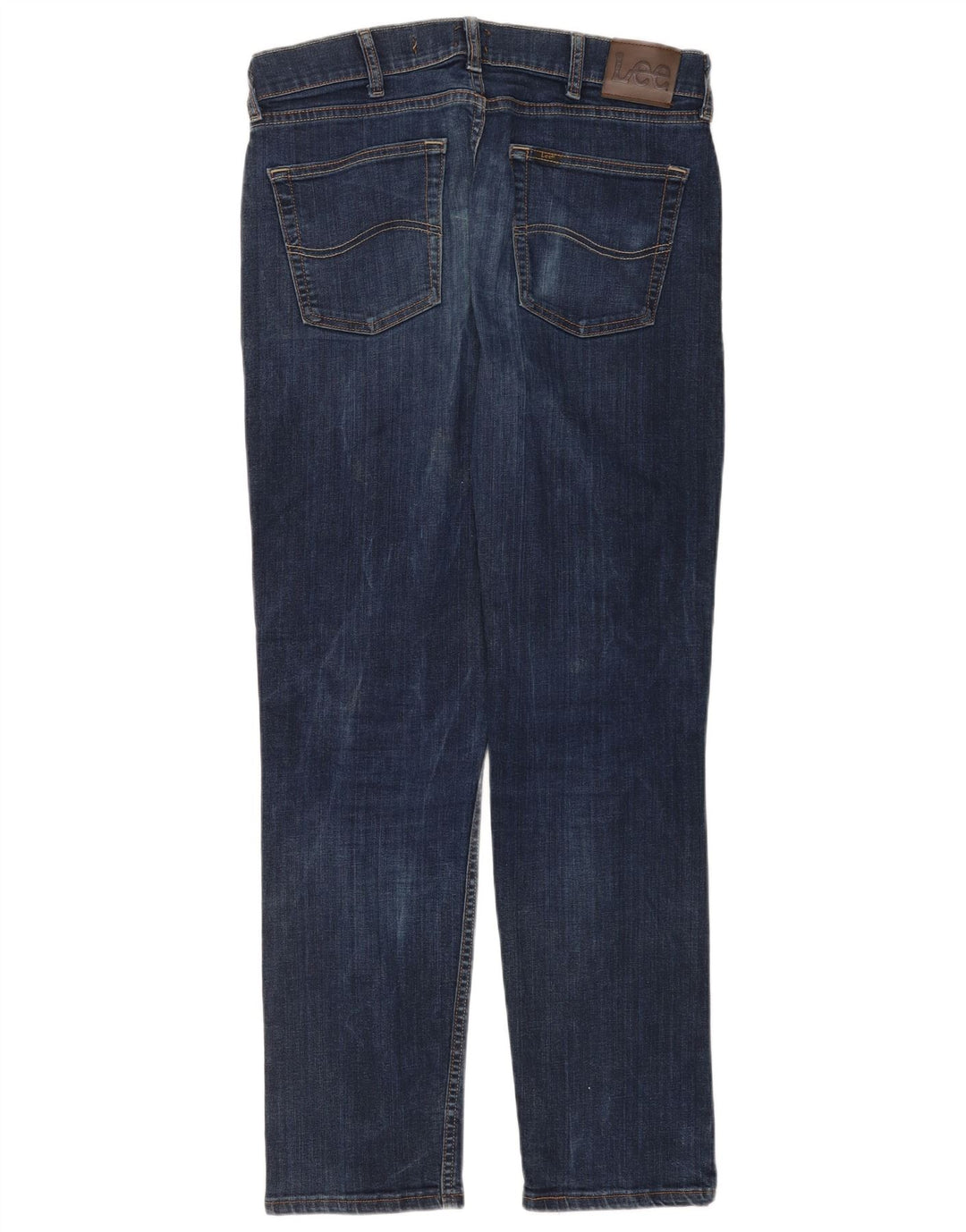 Lee Herren Slim Jeans W34 L32 Blaue Baumwolle