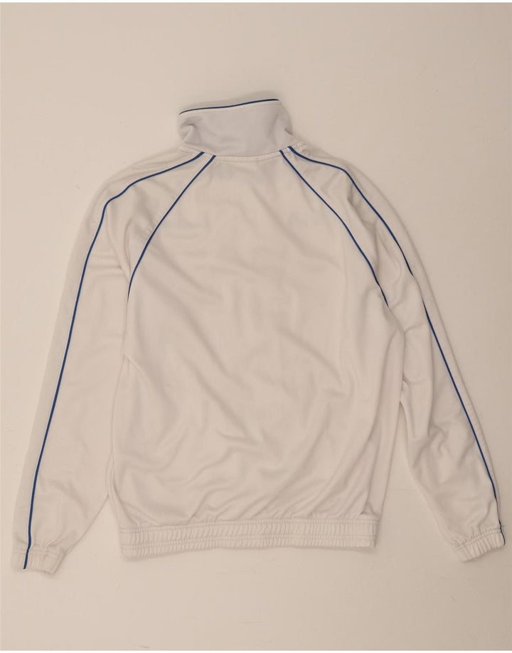 Asics Herren-Trainingsanzug-Oberteil, Jacke, Größe S, Weiß, Polyester