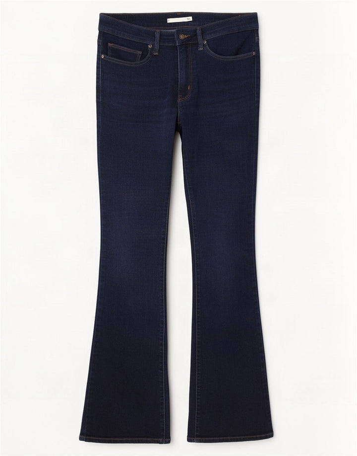 Levi's Damen Slim Fit Bootcut-Jeans W30 L31 Marineblau