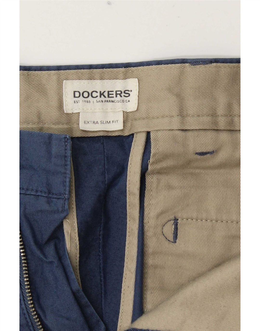 Dockers Herren Extra Sim Fit Chinohose W32 L29 Marineblau