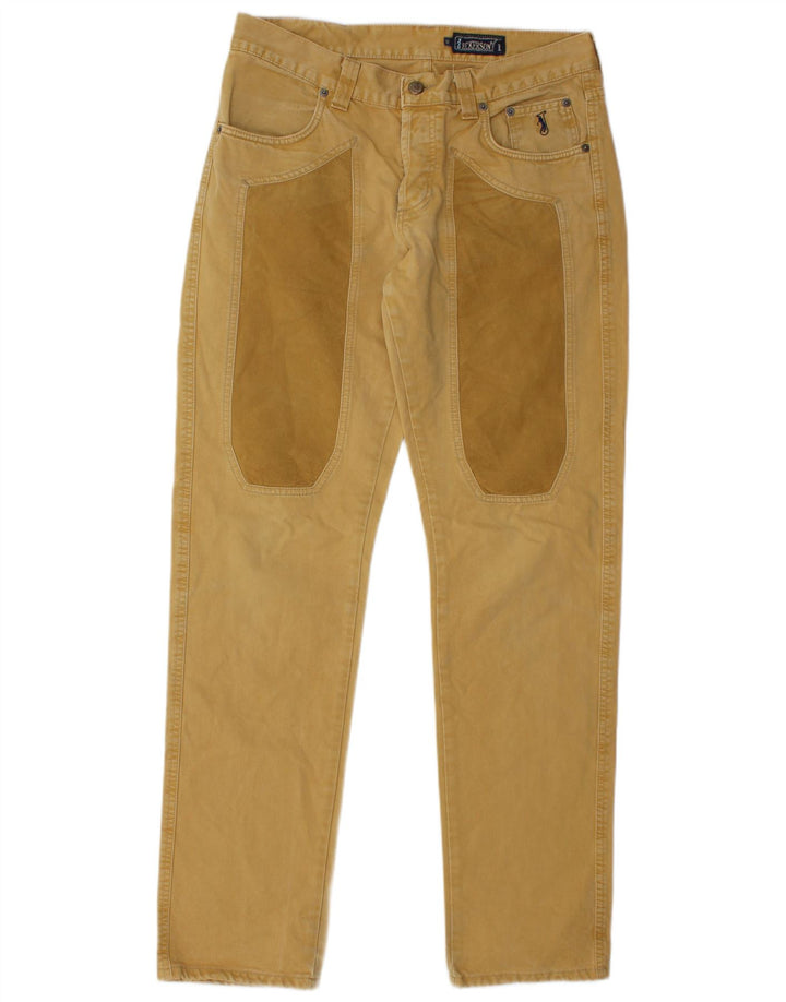 Jeckerson Herren Slim Jeans W32 L32 Gelb