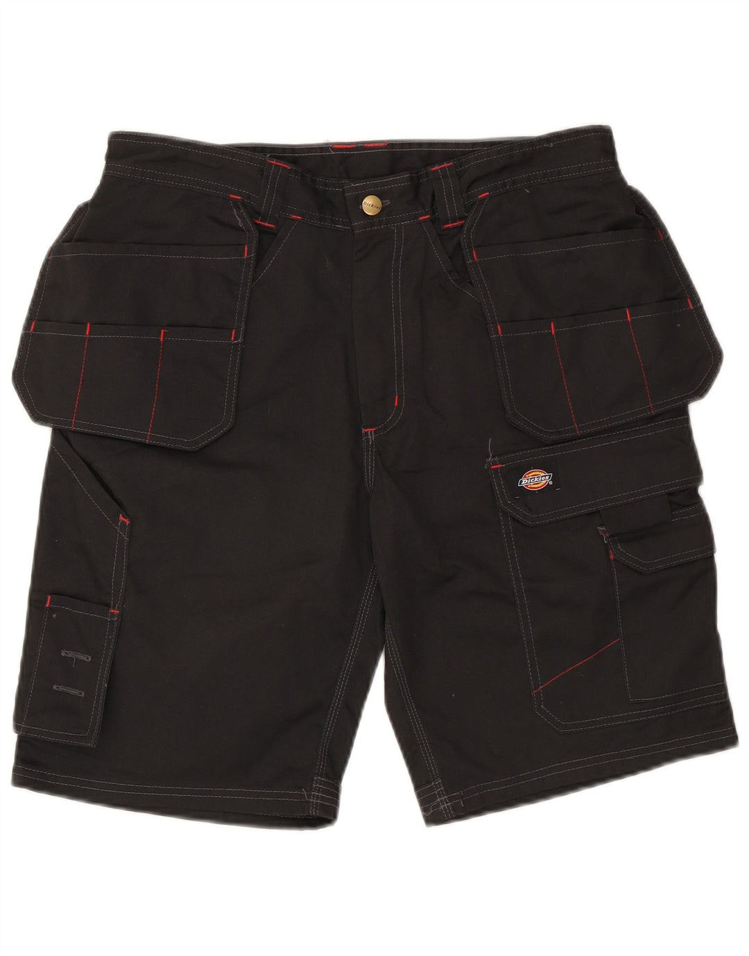 Dickies Herren Cargoshorts W32 Mittelschwarzes Polyester