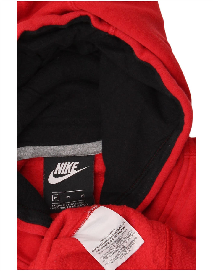 Nike Herren-Kapuzenpullover mit Grafik, mittelrote Baumwolle