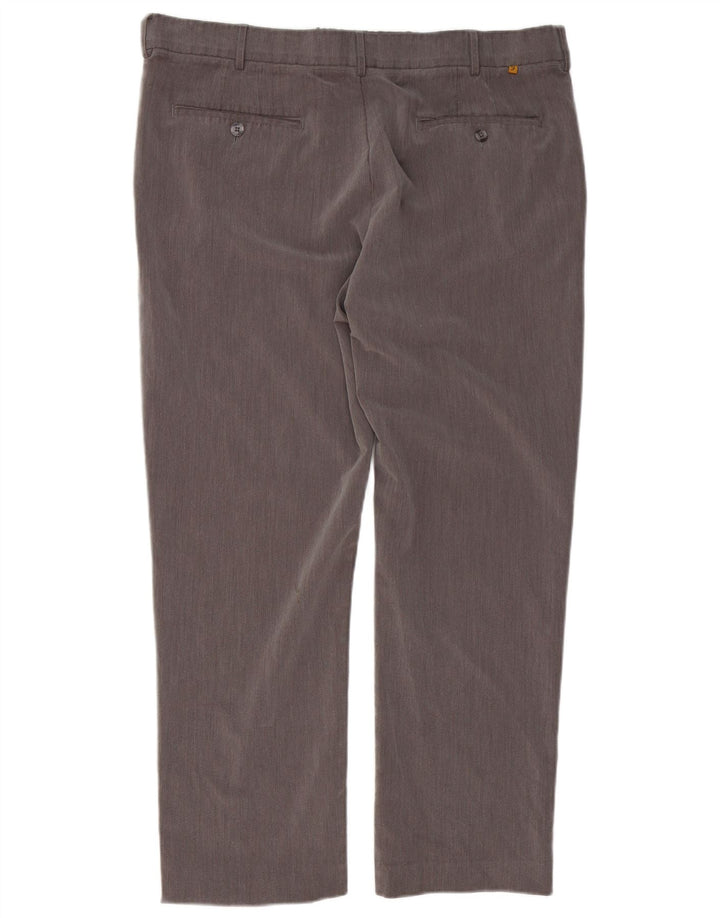 Farah Herren-Anzughose mit klassischer Passform, W38, L29, graues Polyester