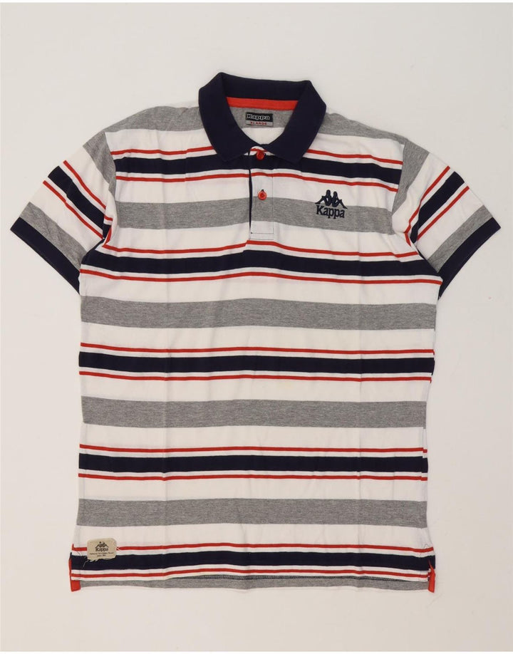 Kappa Herren Poloshirt XL Mehrfarbig gestreift