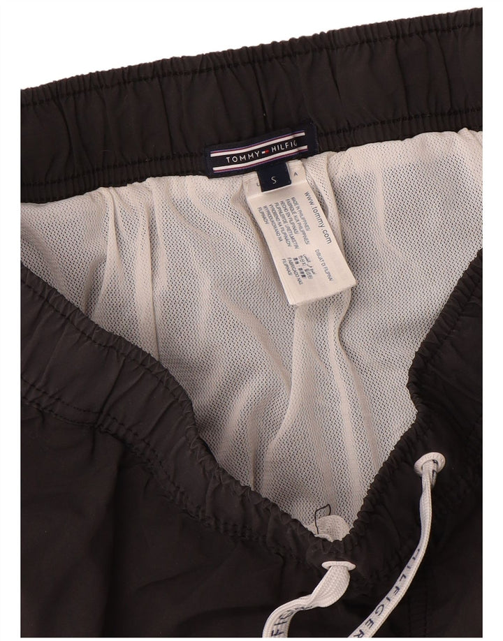 Tommy Hilfiger Herren-Badeshorts, klein, Grau, Colourblock-Polyamid