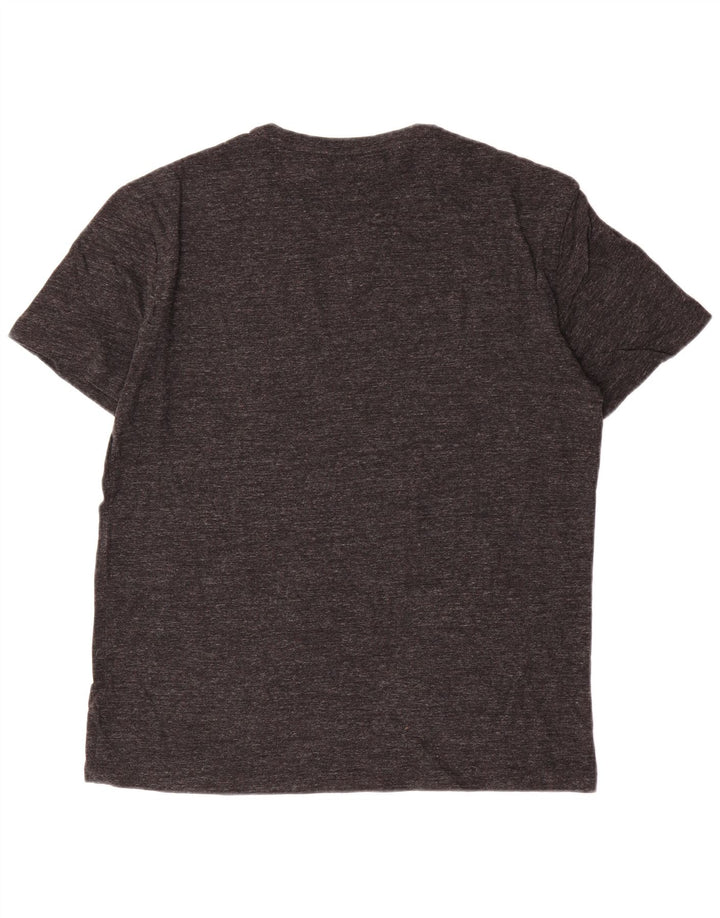 Polo Ralph Lauren Herren-T-Shirt-Oberteil aus mittelgrauer Baumwolle