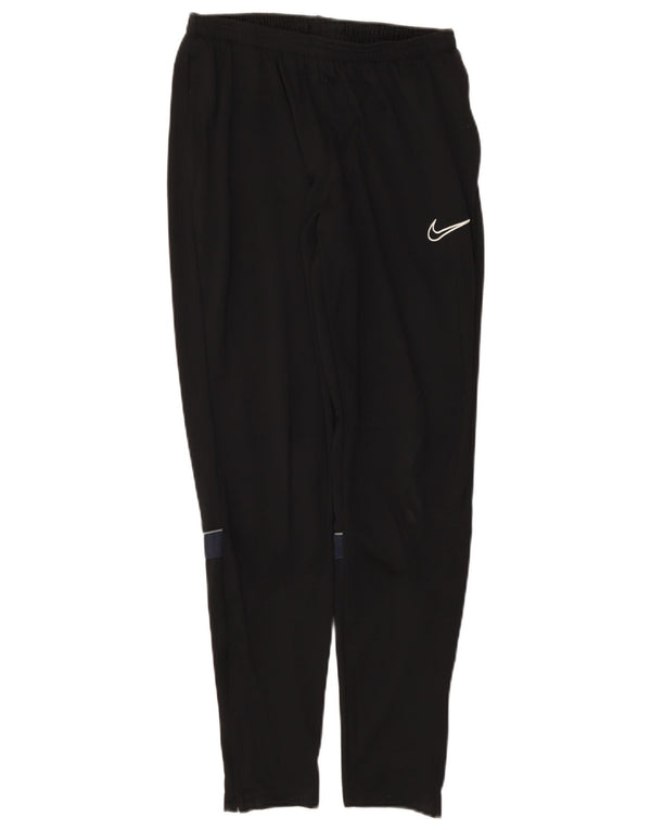 Nike Mens Dri Fit Tracksuit Trousers Medium Black Colourblock Polyester