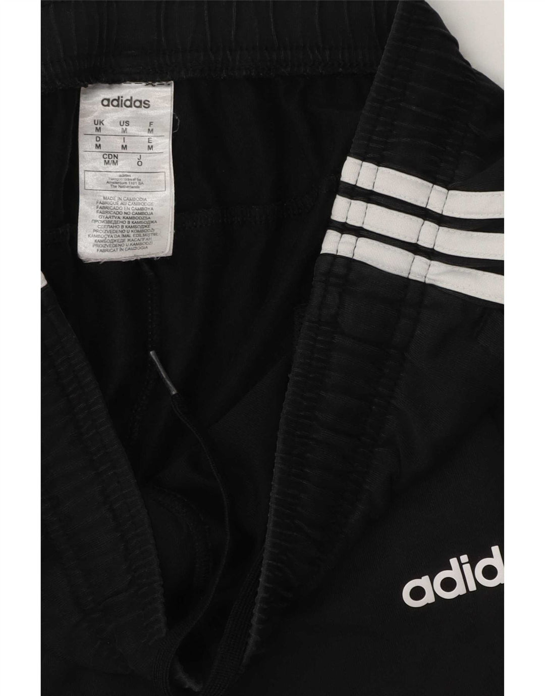 Adidas Herren-Trainingshose, mittelschwarz, Baumwolle
