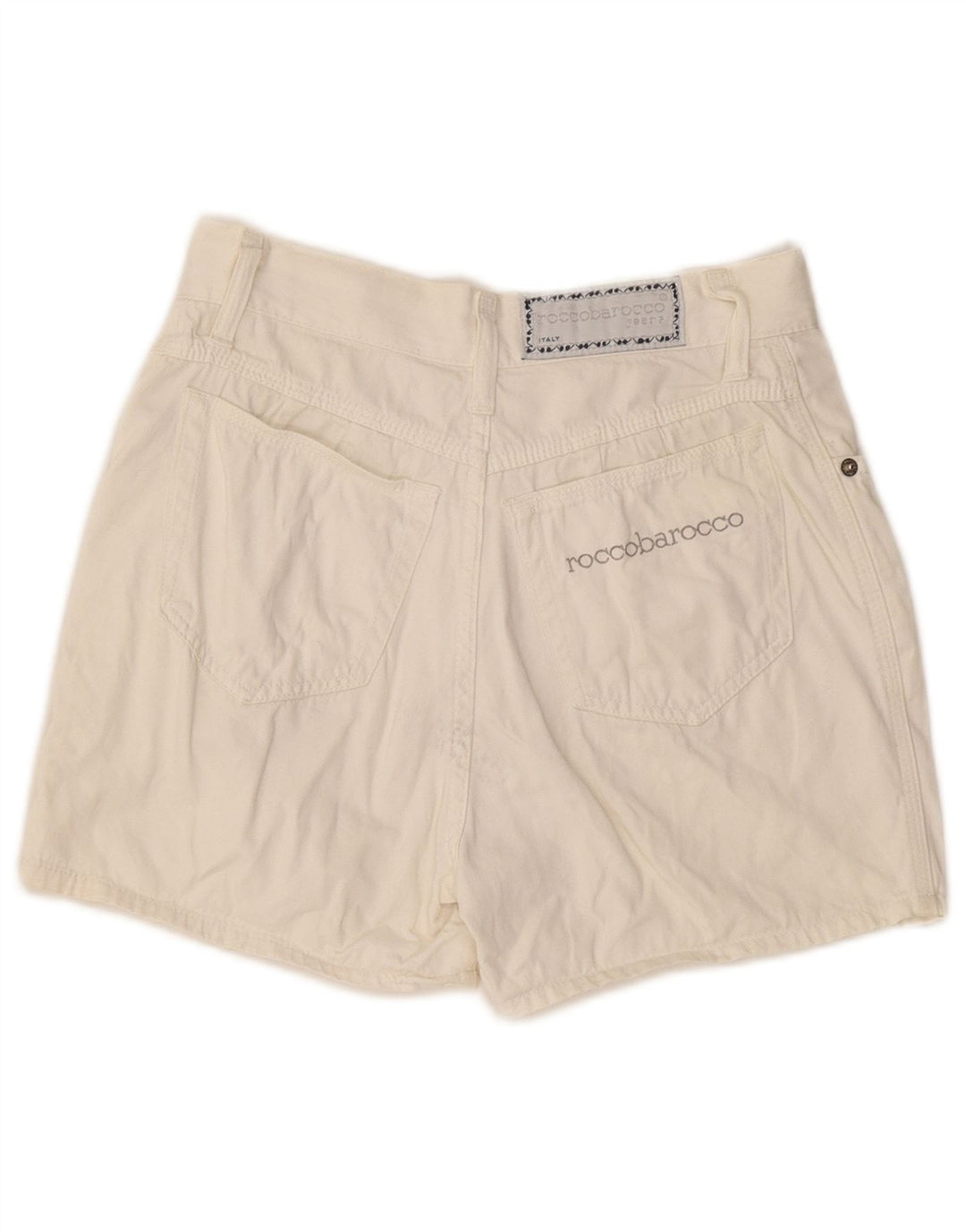 ROCCOBAROCCO Womens Casual Shorts W26 Small White