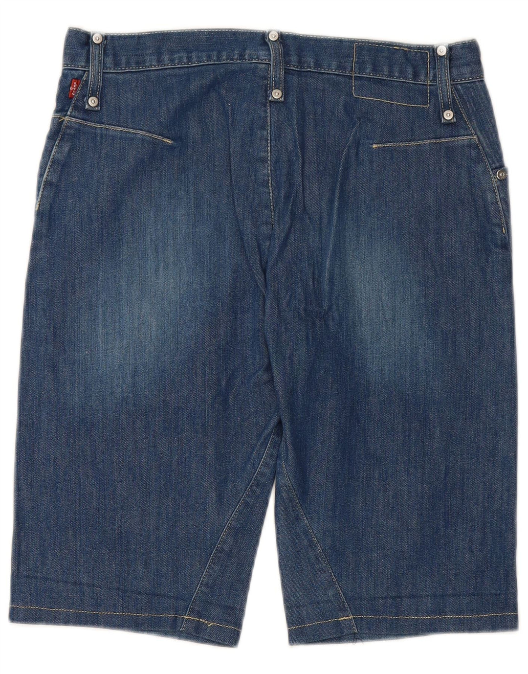 LEVI'S Damen-Jeansshorts, mittelgroß, W30, blaue Baumwolle