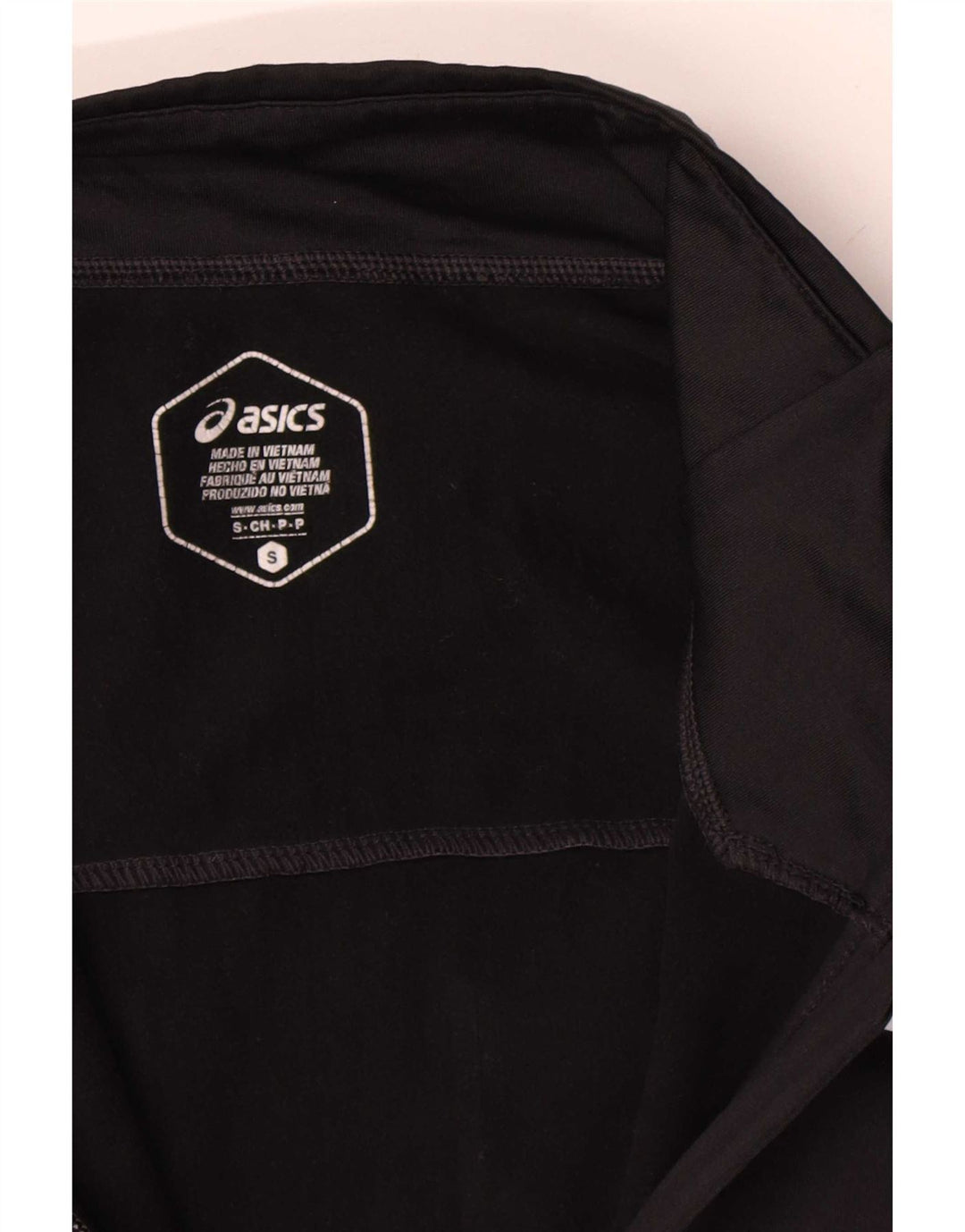 Asics Herren-Trainingsanzugoberteil, Jacke, Größe S, Schwarz