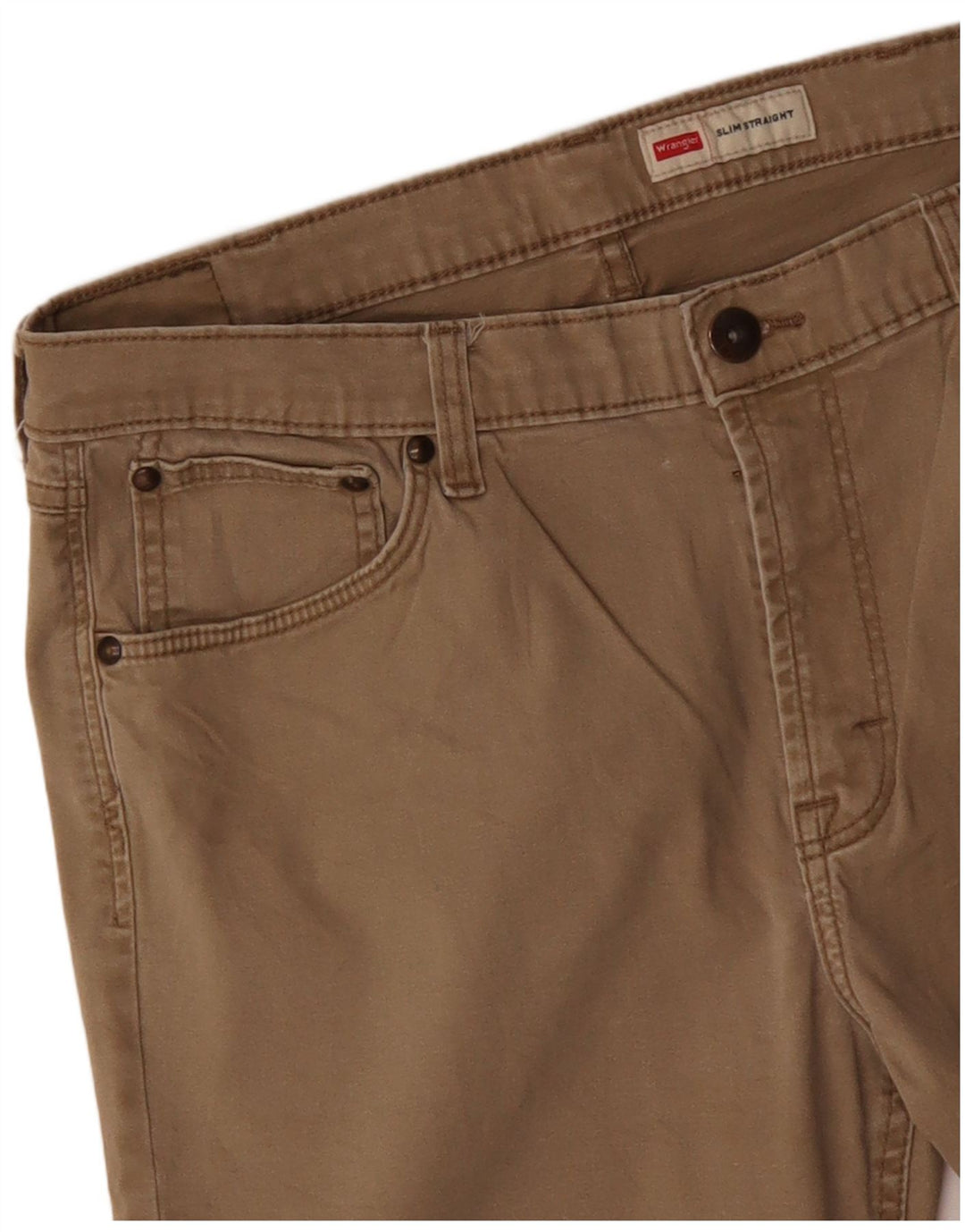 WRANGLER Herren Slim Straight Freizeithose W36 L29 Beige