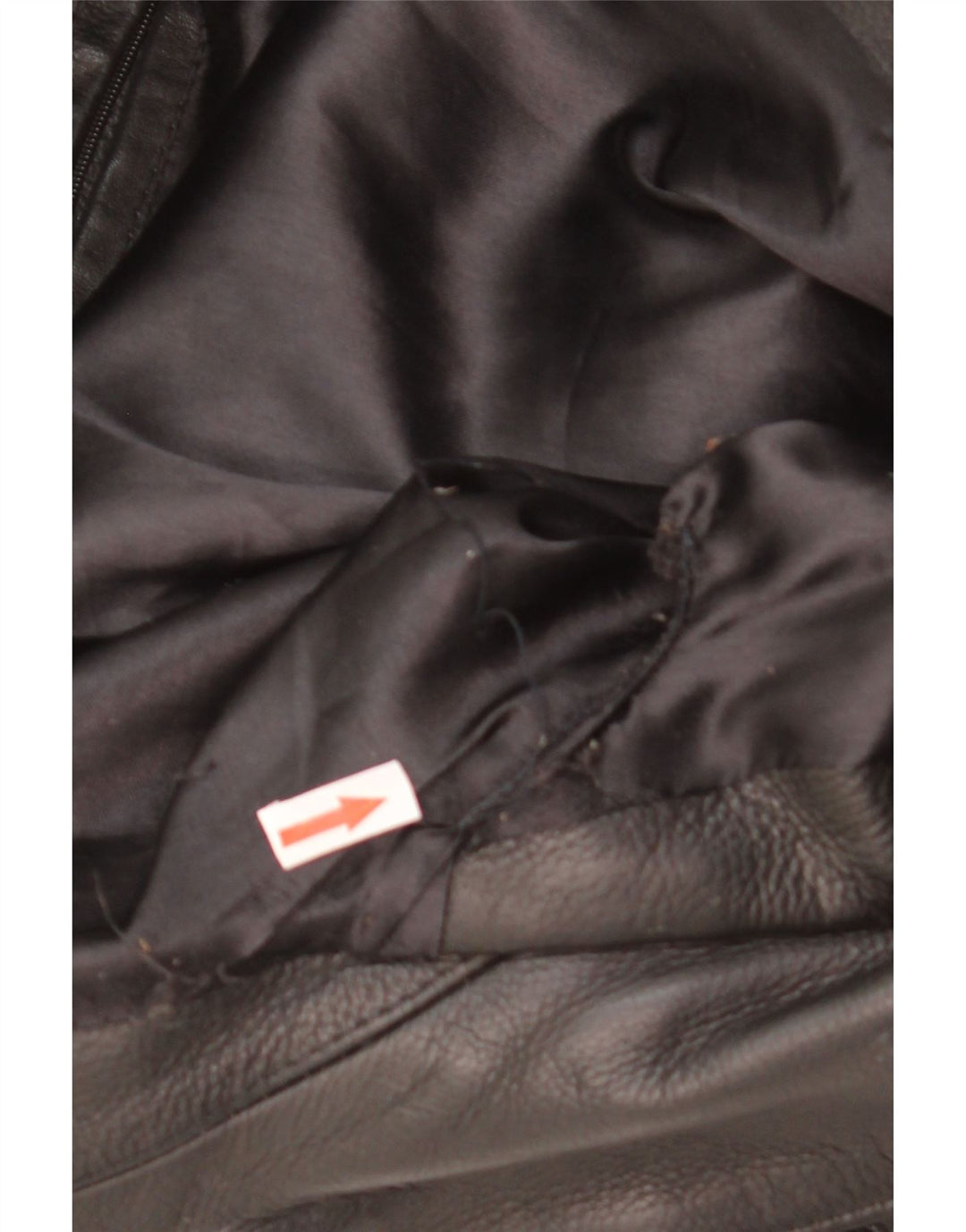 Vintage Herren Biker Lederjacke UK 38 Mittelschwarzes Leder