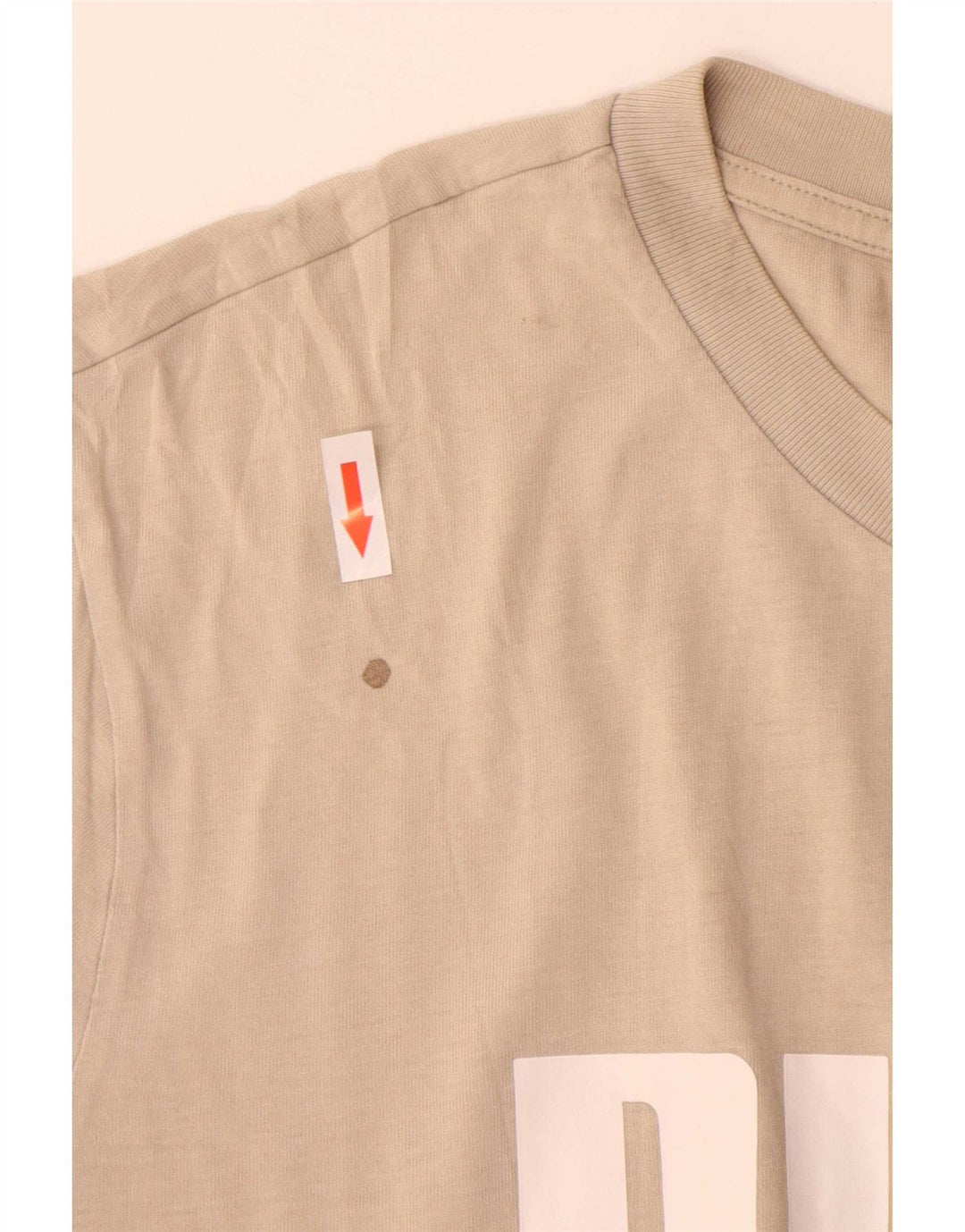 Puma Herren Grafik T-Shirt Top XL Beige