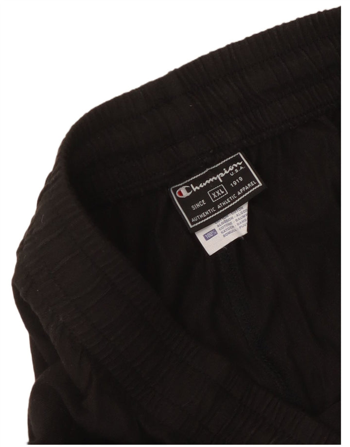 Champion Herren Sportshorts 2XL Schwarz Baumwolle
