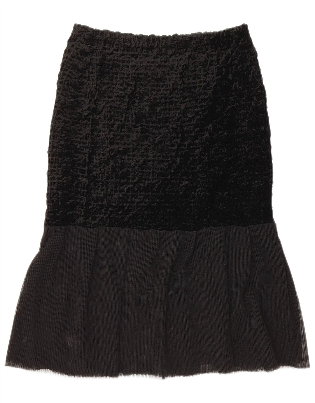 Vintage Damen Tulpenrock W28 Medium Schwarz