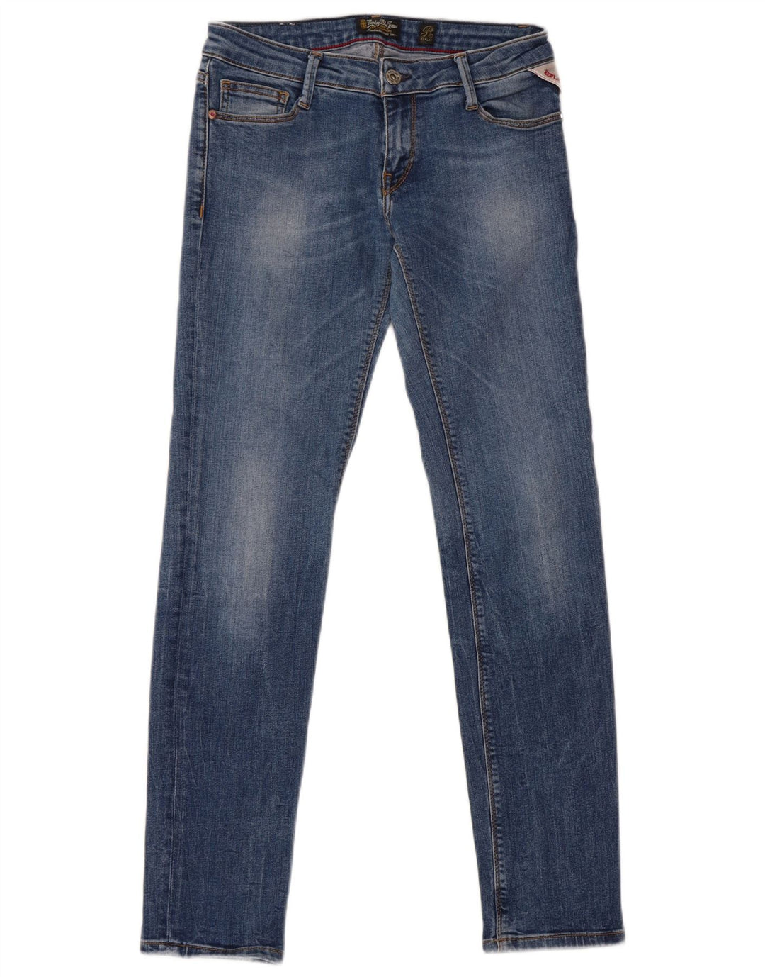 Replay Damen Slim Jeans W29 L30 Blaue Baumwolle