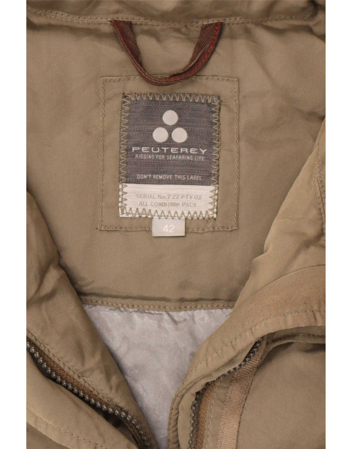 PEUTEREY Damen Wattierte Jacke IT 42 Medium Khaki Polyamid