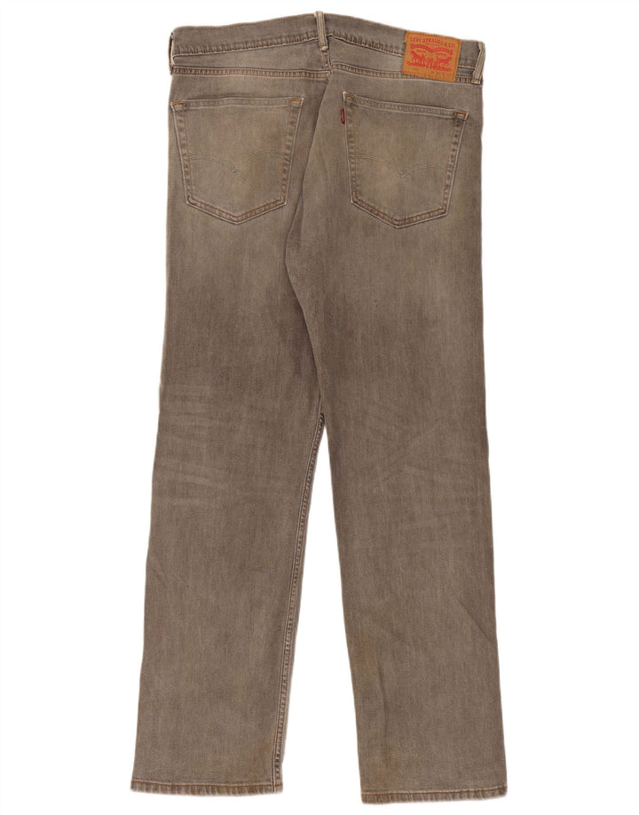 Levi's Herren 505 Straight Jeans W36 L32 Graue Baumwolle