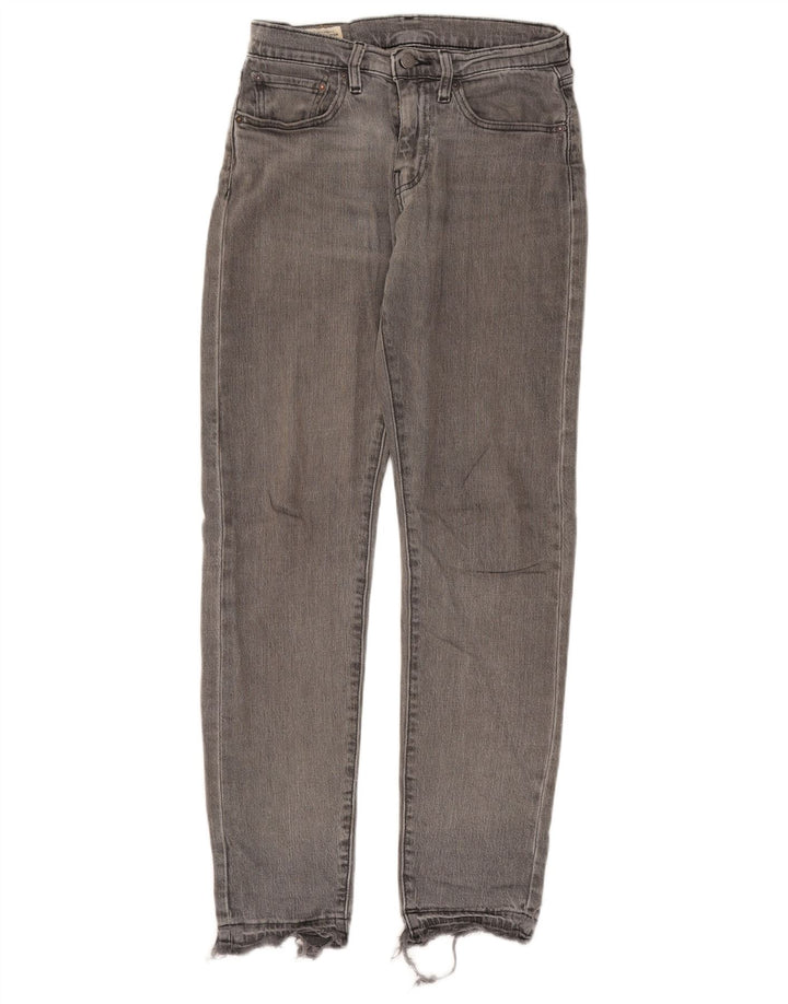 Levi's Herren Slim Jeans W28 L32 Graue Baumwolle