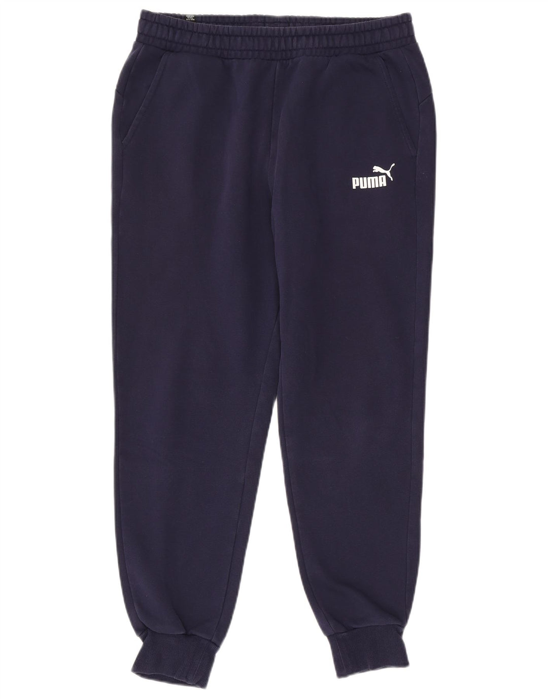 Puma Herren-Trainingshose, Jogginghose, Größe L, Marineblau