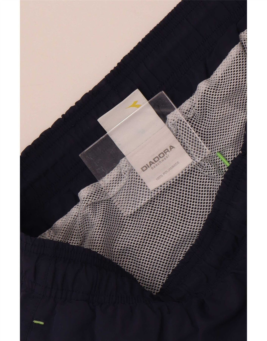 Diadora Herren-Badeshorts mit Grafik, mittelgroß, marineblau, Polyamid