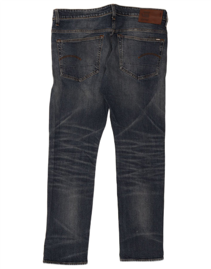 G-Star Herren Slim Jeans W36 L30 Blaue Baumwolle