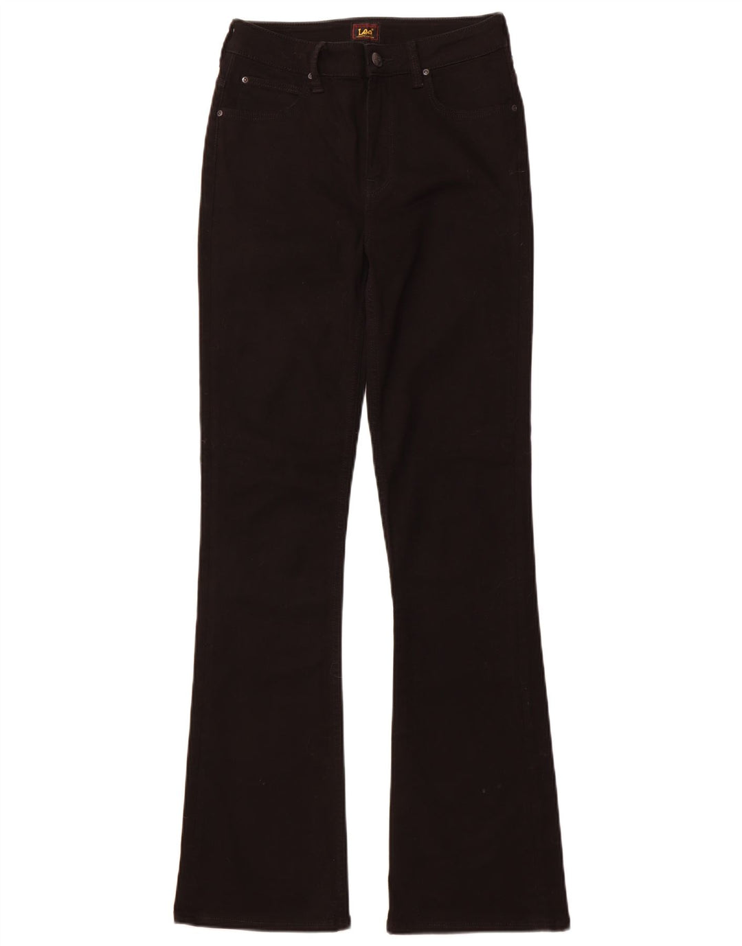 Lee Damen Breese Bootcut Jeans W28 L33 Schwarze Baumwolle