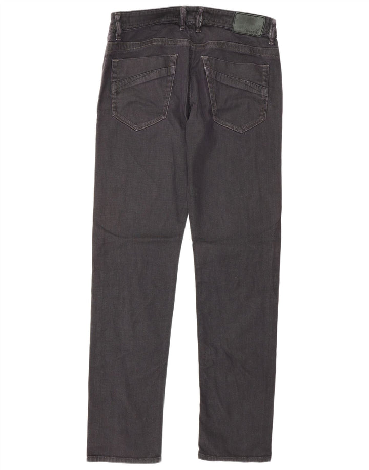 Diesel Herren Bhetto Stretch Straight Jeans W33 L34 Schwarze Baumwolle