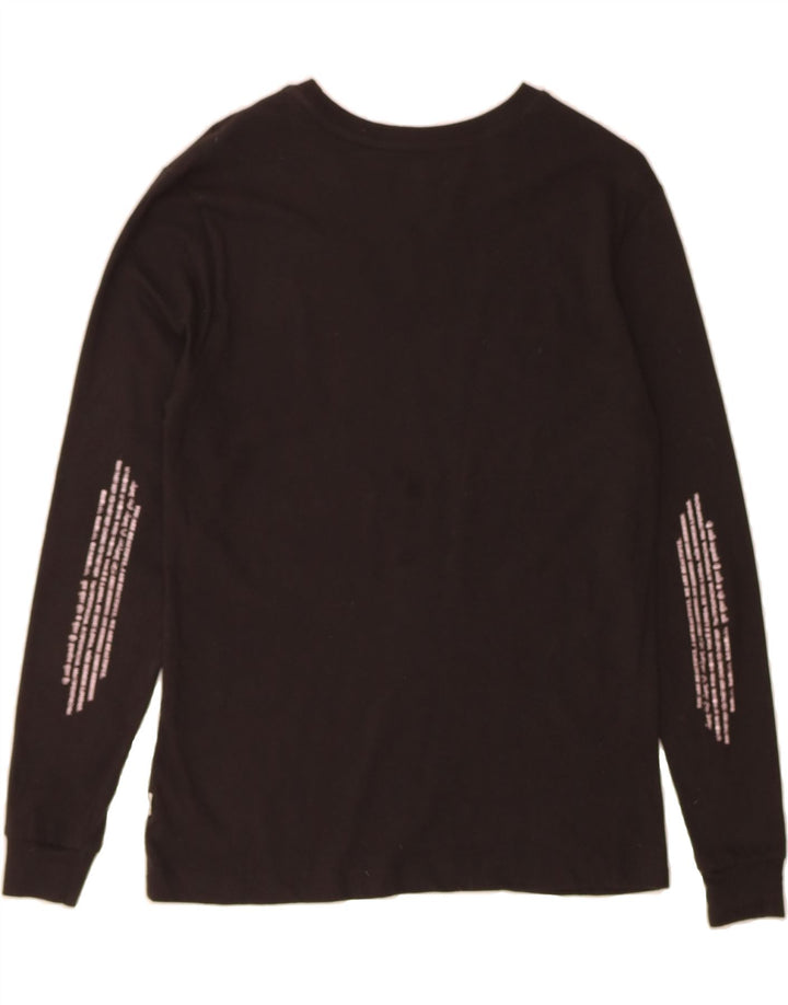 VANS Mens Graphic Top Long Sleeve XS Black Cotton Vintage Vans and Second-Hand Vans from Messina Hembry 