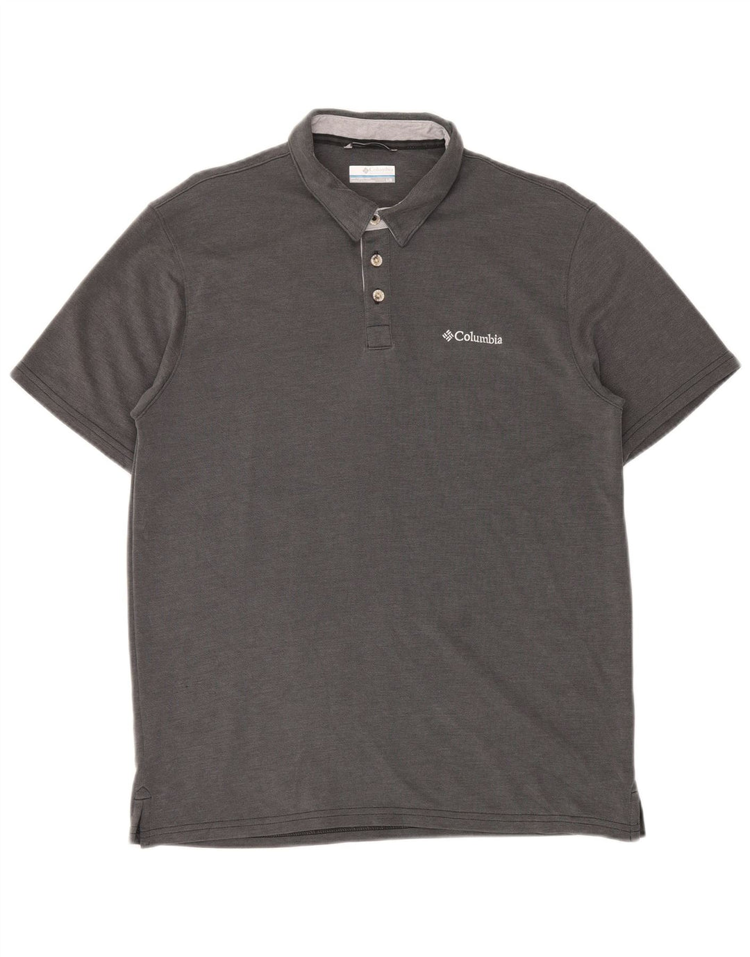 Columbia Herren-Poloshirt, groß, grau, Modal