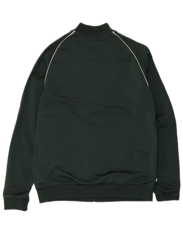 Adidas Jungen Trainingsanzug Top Jacke 11-12 Jahre Grün Polyester