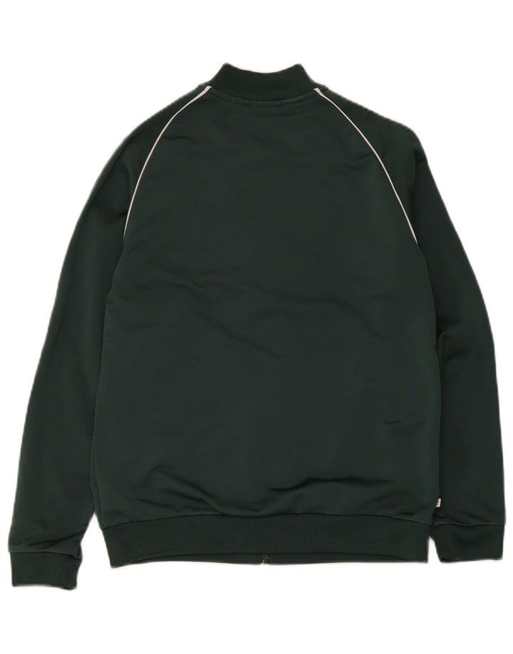 Adidas Jungen Trainingsanzug Top Jacke 11-12 Jahre Grün Polyester