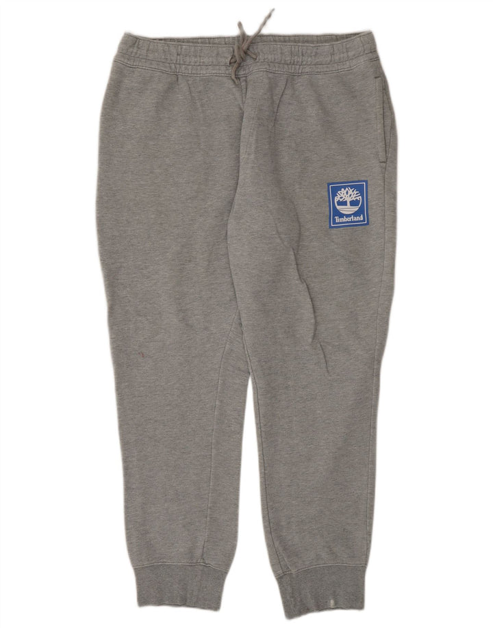 Timberland Herren-Trainingshose, Jogginghose, groß, graue Baumwolle