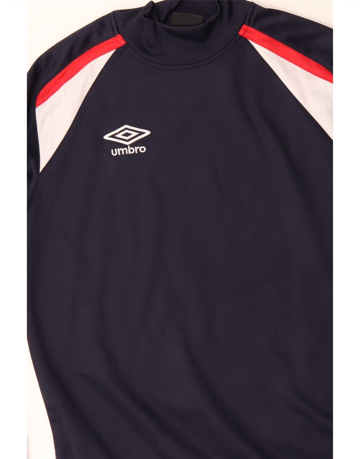 Umbro Herren Sweatshirt Pullover XS Marineblau Colourblock Polyester