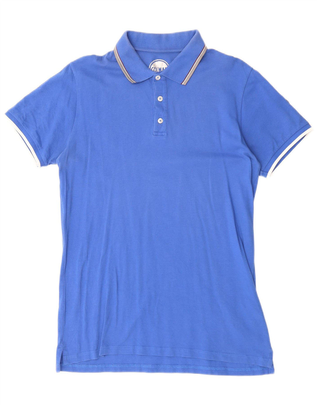 COLMAR Herren-Poloshirt aus mittelblauer Baumwolle