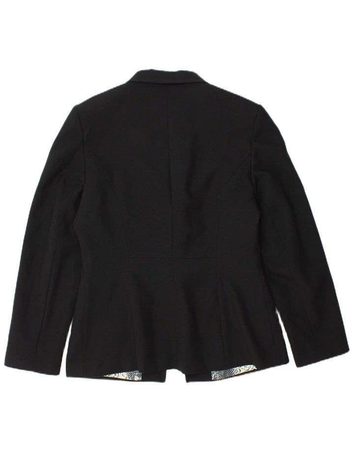Bay Damen-Blazerjacke mit 1 Knopf, UK 14, Größe L, Schwarz, Polyester