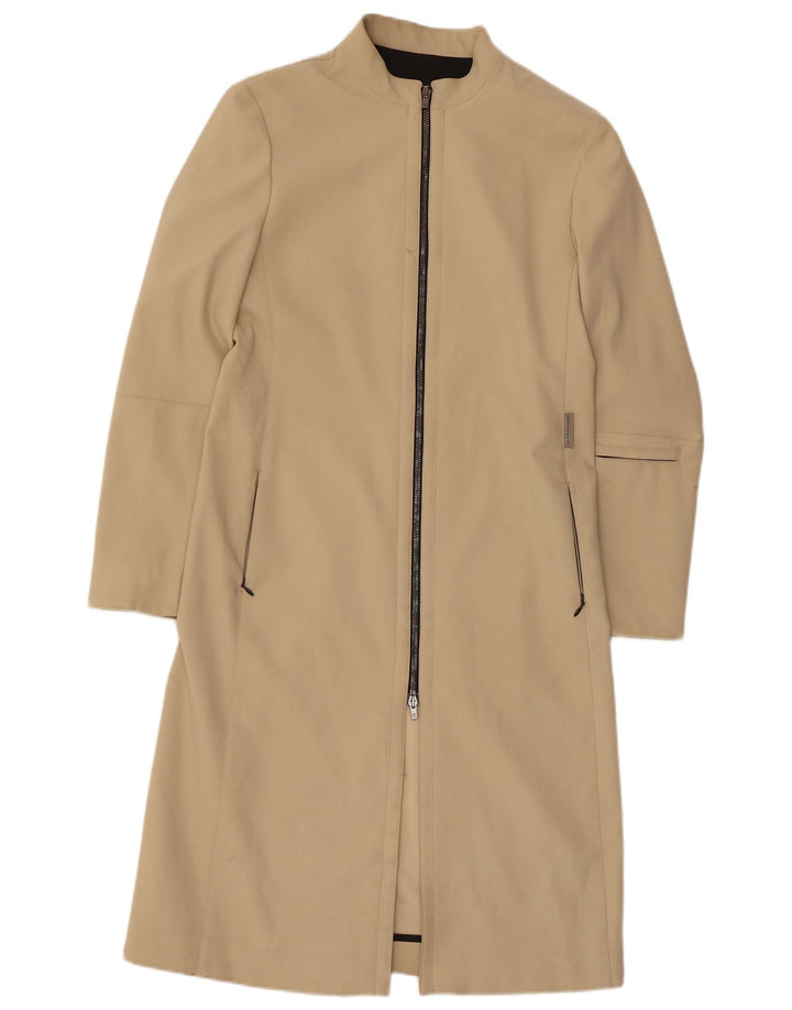 Calvin Klein Damen Mantel EU 42 Large Beige Polyester